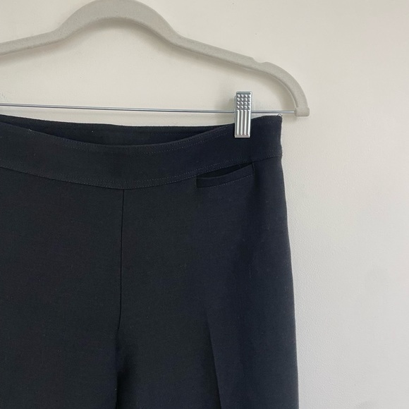 Tory Burch Black Wool Blend Dress Pants - Picture 3 of 6